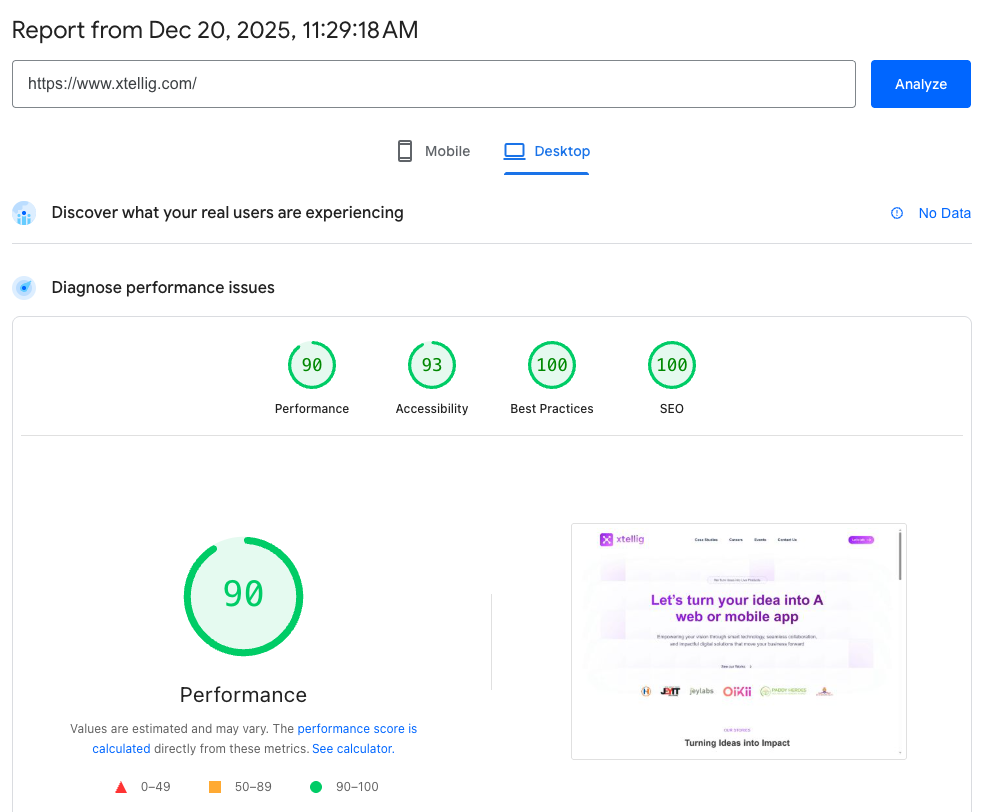 Xtellig website rebuild case study