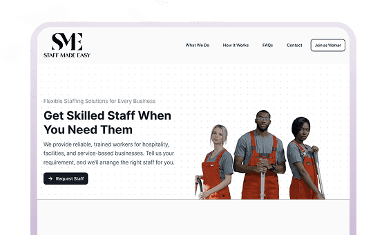 SME Staff Made Easy workforce management platform